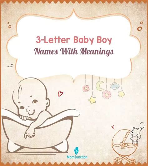 boy names with 3 letters|612 Popular 3.